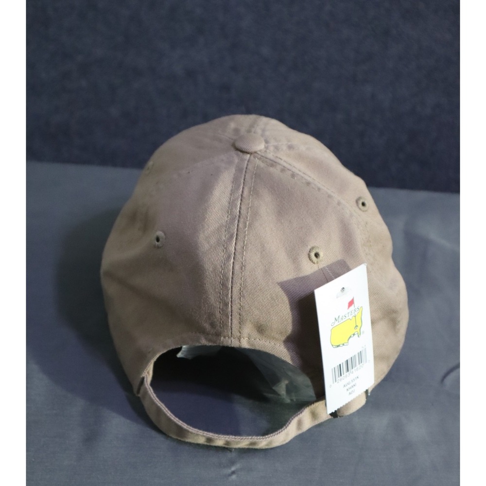Khaki Masters Golf Hat Caddie Cap Adult OS Khaki 2016 Augusta National NEW NWT - Picture 4 of 9